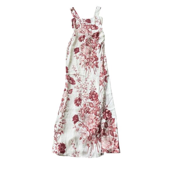 NEW Reformation Isolene Satin Dress Crista Floral - Picture 1 of 12